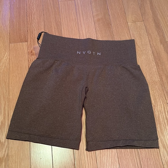NVGTN Mocha Pro Shorts NWT - Picture 3 of 4